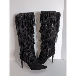 INC Womens Shyn Faux Suede Tall Knee-High Boots Size 10M